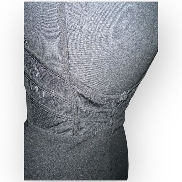 NWOT City Triangles Womens Ruched Bodycon Mini Dress Black Size XS - Picture 6 of 8